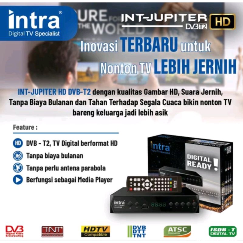 Set top box INTRA JUPITER HD bisa internetan