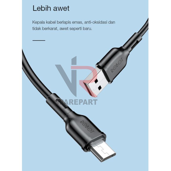 KABEL DATA ROBOT RBM100 MICRO USB KABEL CHARGER 6500