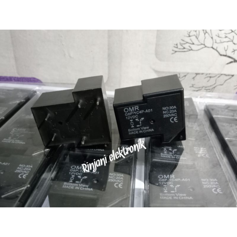 Relay omr 12v 30A kodok -rilay relay kodok max 12v 30a