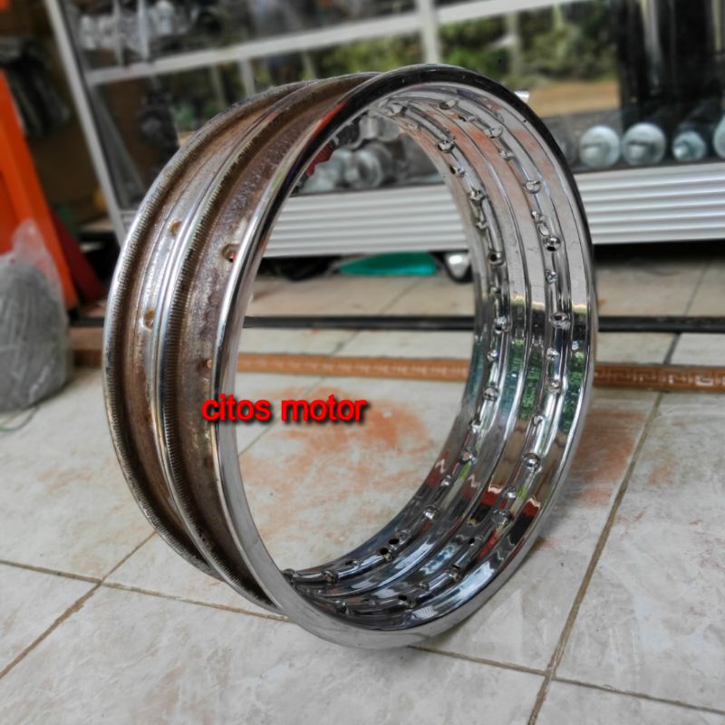 velg motor ring 14 depan belakang ukuran 140 160 secound original