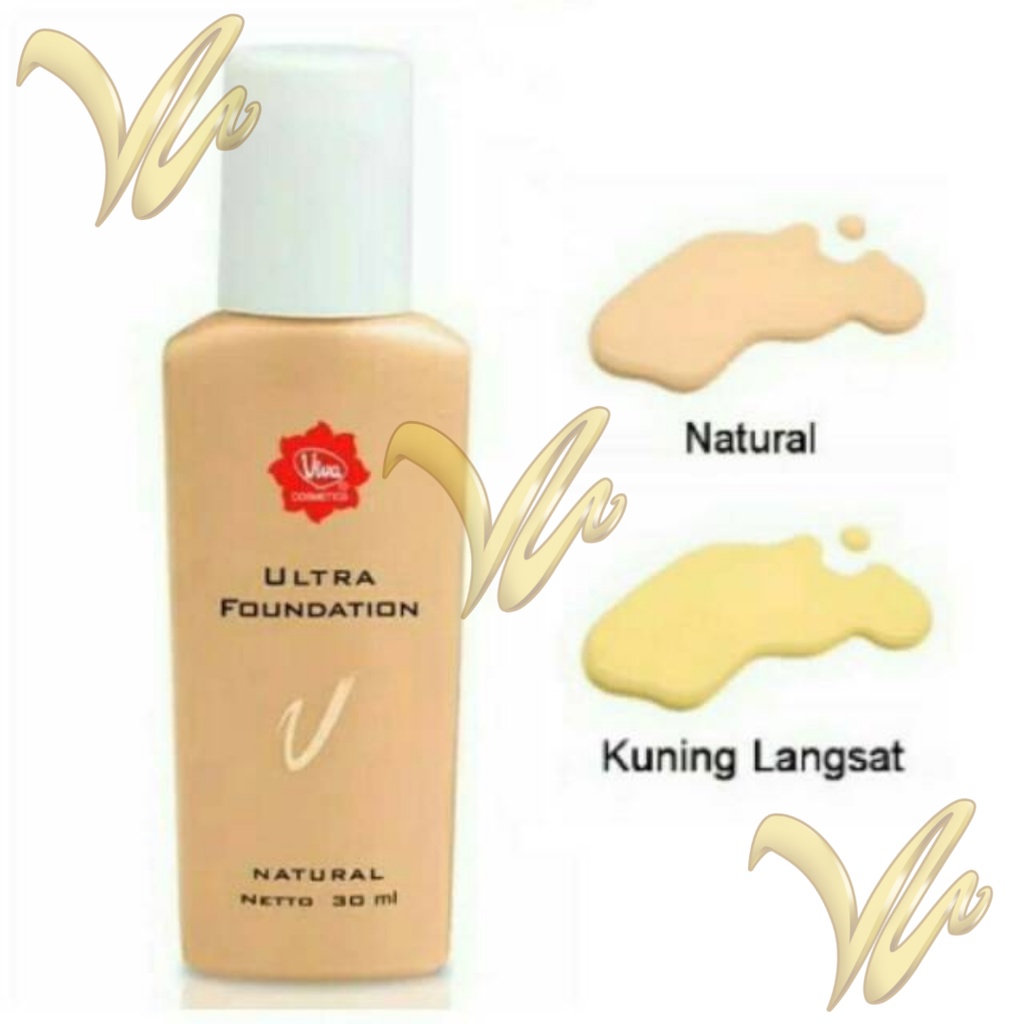 Viva Ultra Foundation Alas Bedak 30ml BPOM Halal (VC)