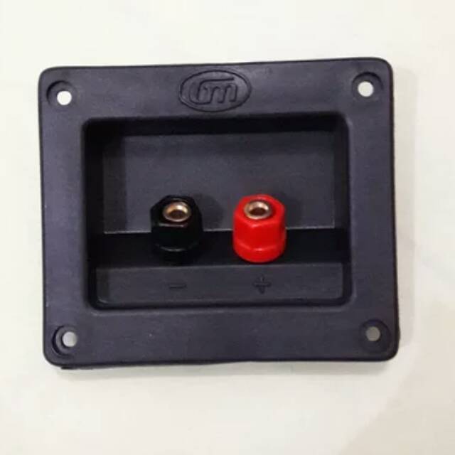 TERMINAL SPEAKER KOTAK BINDING POST MERAH HITAM