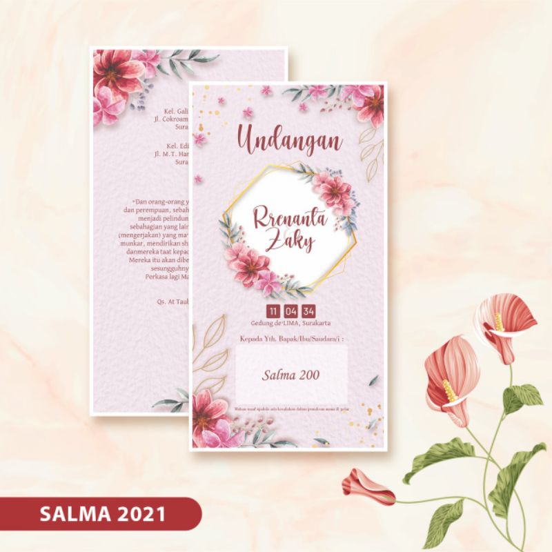 Blangko undangan salma 200