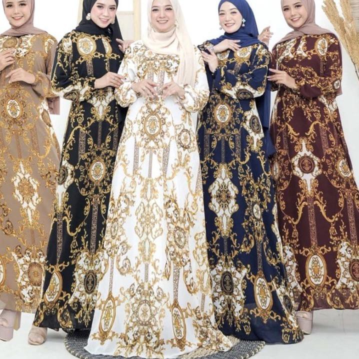 [KODE BARU 779] Jumbo Gamis Rayon Sultan Ld120 P140 TERBARU