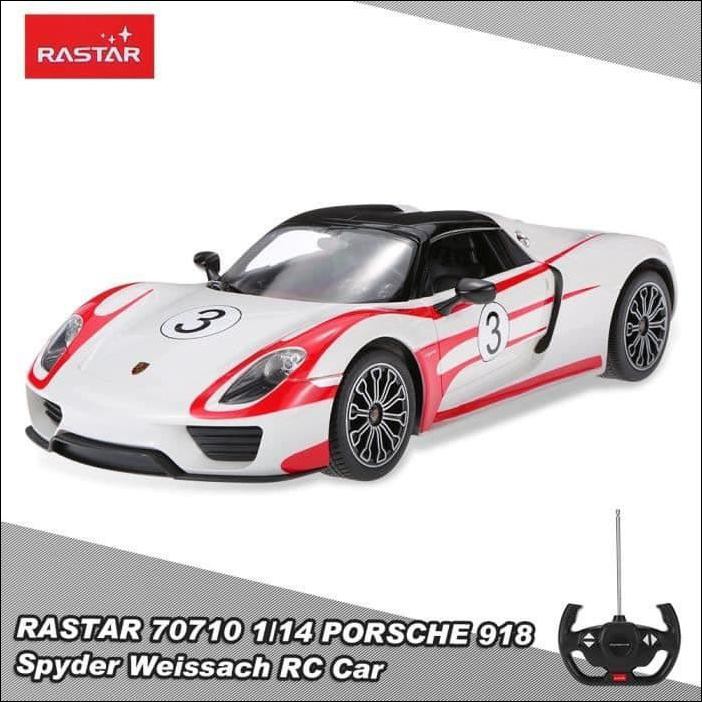 New Rastar Rc Porsche 918 Spyder Weissach Remote Control 1/14 Scale
