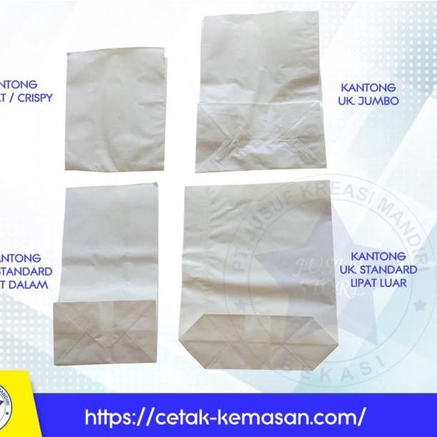 

❉ Paperbag Kantong Makanan Snack r Crispy Donat Chicken ISI 300 PCS ★