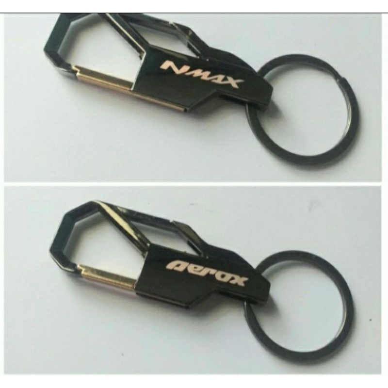 Gantungan kunci logo Nmax Aerox Pcx 150 Pcx 160 Scoopy Brown Logo