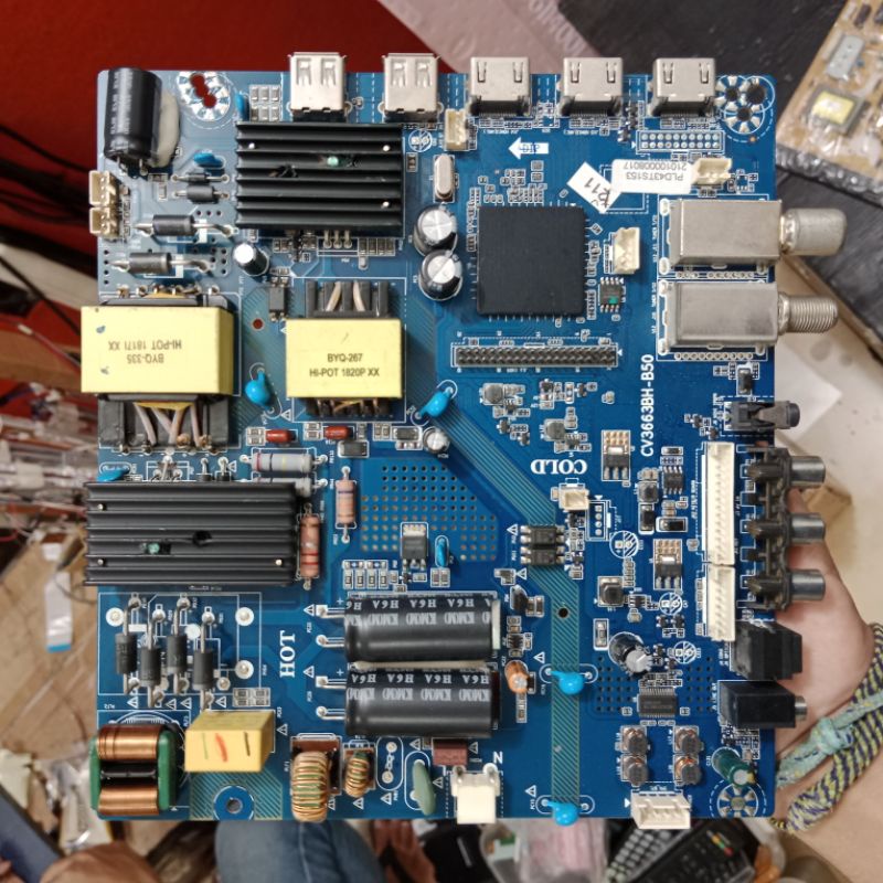 POLYTRON PLD 43TS156 mainboard mb mobo modul mesin tv POLYTRON PLD 43TS156