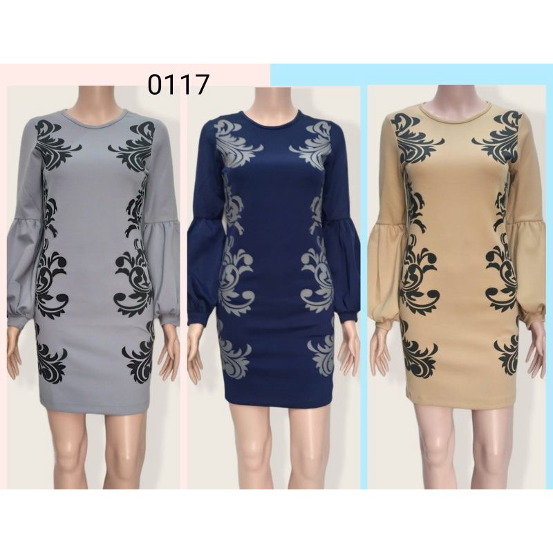 DRESS LENGAN PANJANG BALON 0117