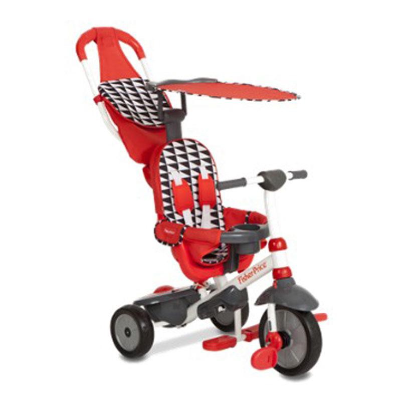 sepeda roda tiga Fisher Price Smart Trike Jungle Red