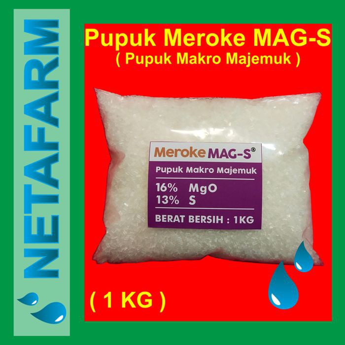 Pupuk Meroke MAG - S - Pupuk Makro Majemuk - 1 kg ( Repacking )