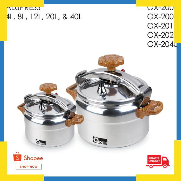 Murah OXONE Panci Presto Aluminium 20 Liter - OX-2020 Keren