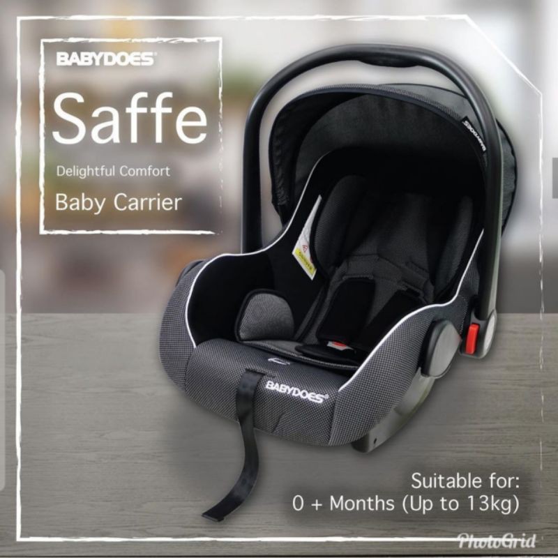 Babydoes carrier saffe 2.0 carrier superman kursi mobil bayi