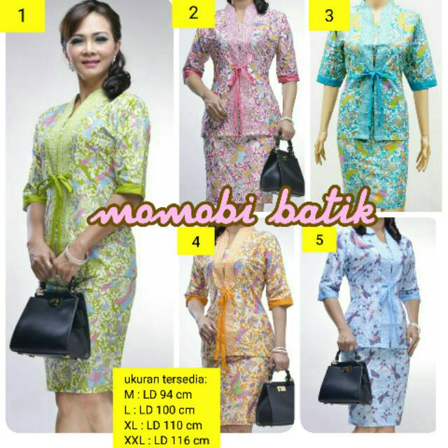 ROK & BLUS  BATIK WANITA KARTIKA PERMEN