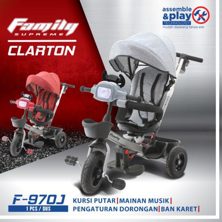 Sepeda anak roda 3 sepeda family 970 clarton