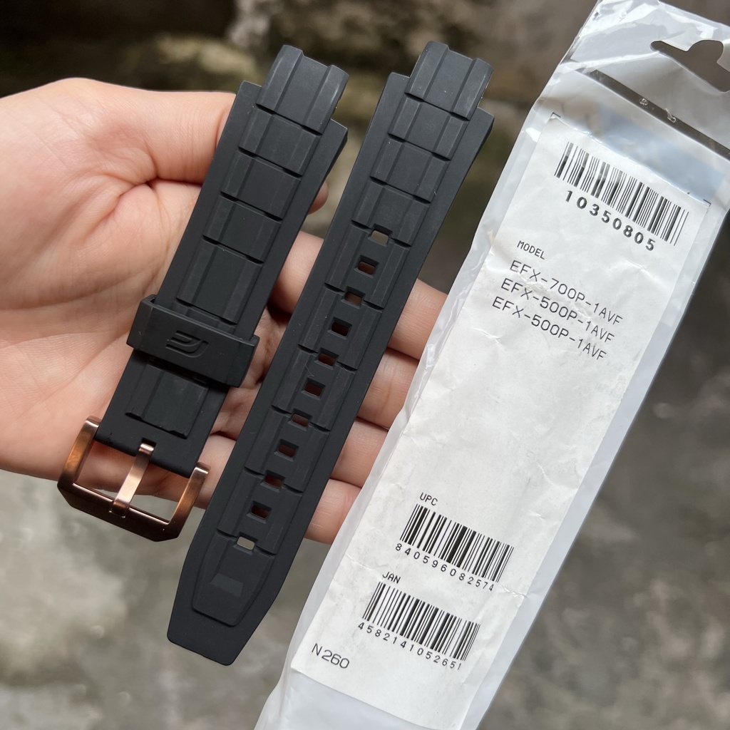 Tali jam tangan casio original EFX-700P EFX-500P strap band EFX 500P EFX 700P