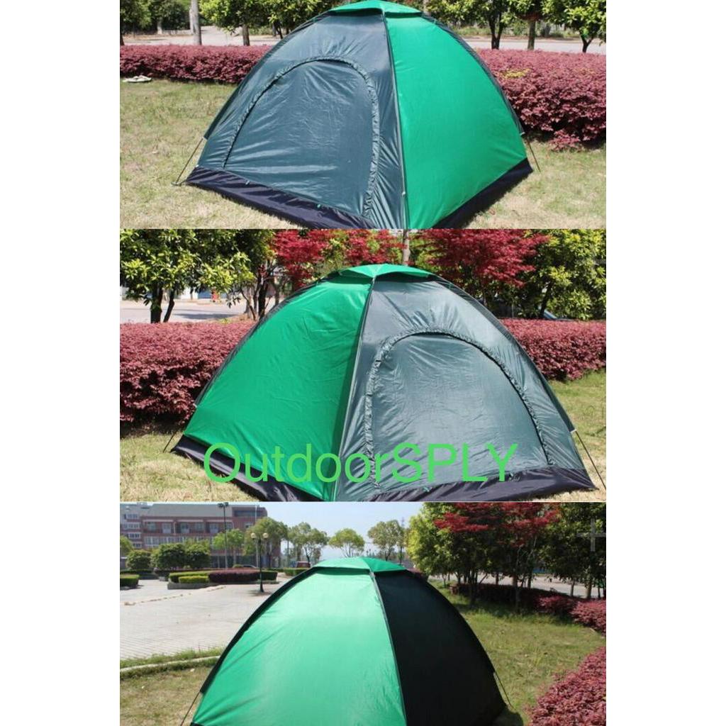 Tenda 8 Orang 2.5x2.5x1.5m Single Layer 190T Polyester Waterproof Tent