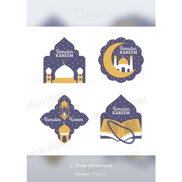 

Stiker Ramadhan dan Idul Fitri Banyak Varian Bahan Glossy Mengkilat | Stiker Packaging Hampers