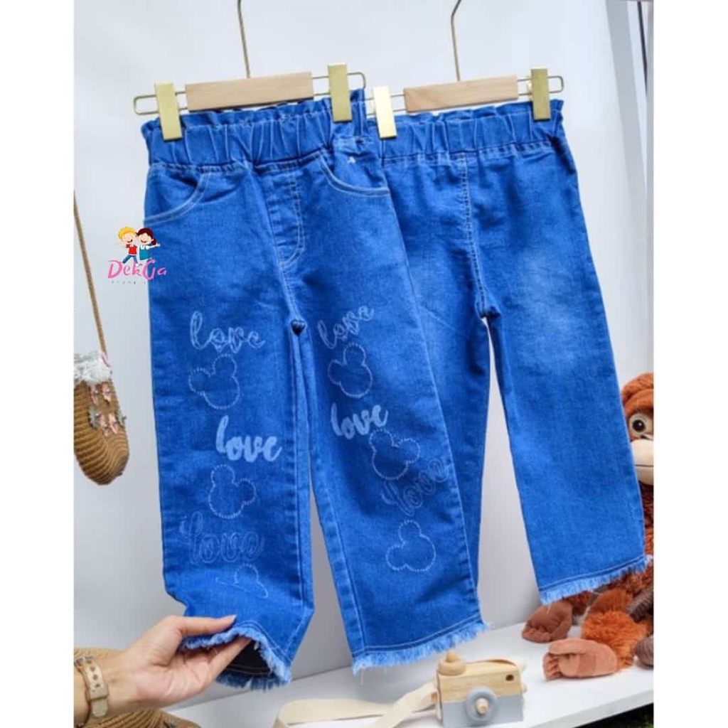 Celana kulot anak / jeans kulot anak