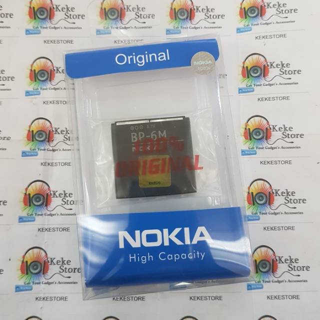 Batre Batrei Baterai Battery Nokia BP-6M N73 Series Original