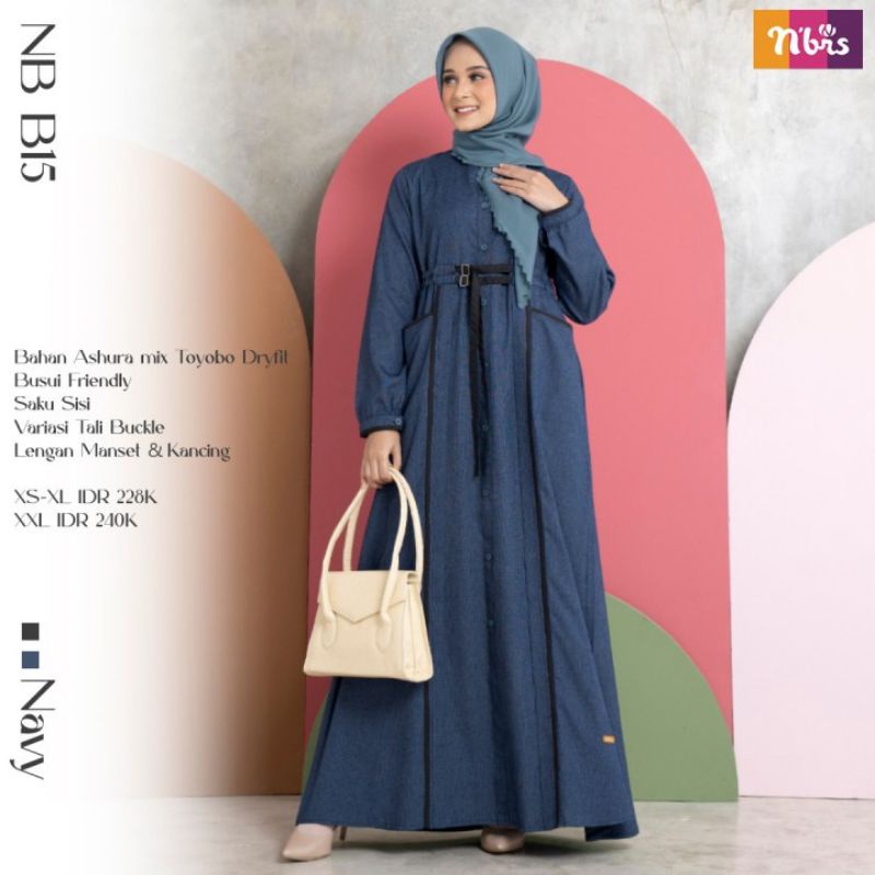 GAMIS NIBRAS NB B15 GAMIS TERBARU NIBRAS NB B15 ORIGINAL
