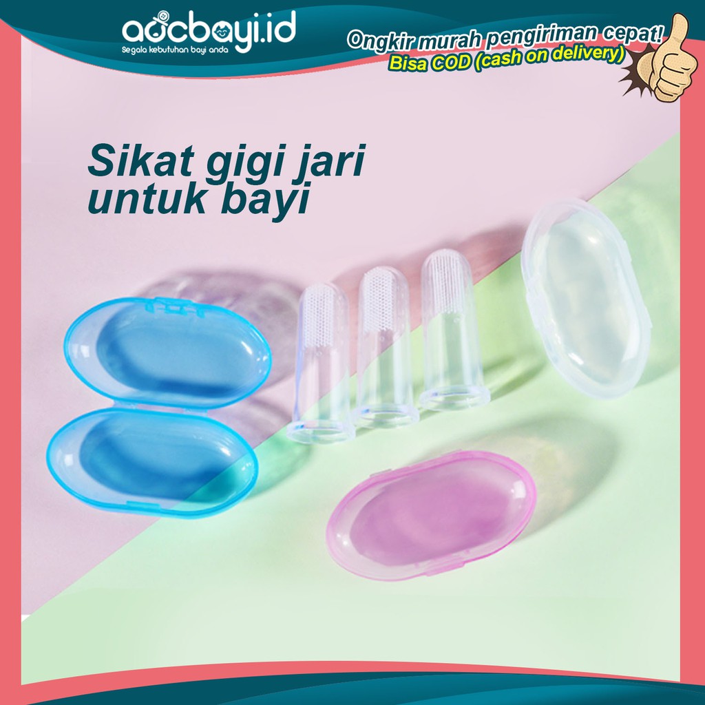 PROMO 10.10 PUNCAK ☀ACCBAYI☀ ACC0002 Sikat Gigi Bayi Silicon