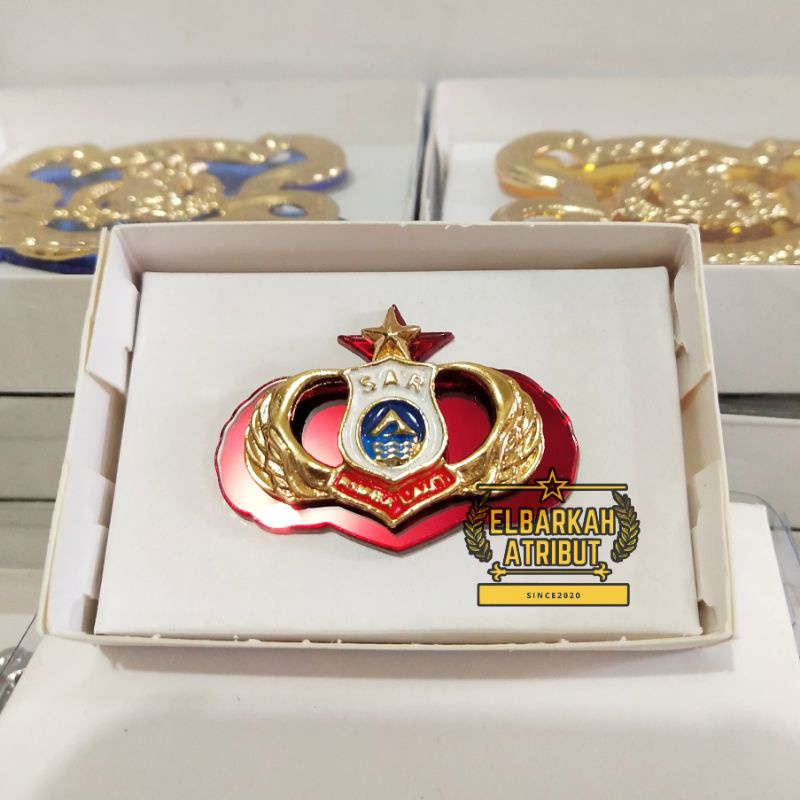 PIN SAR BINTANG AKRILIK TERBARU KUALITAS PREMIUM / PIN POLISI / ATRIBUT POLRI