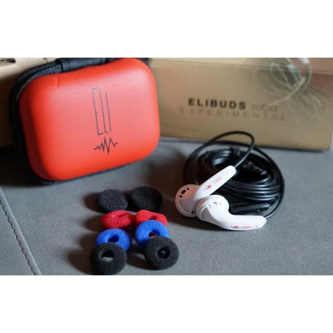 ELIBUDS SABIA V6 EARPHONE EARBUD 32 OHM WITH MIC SMULE KARAOKE HEADSET