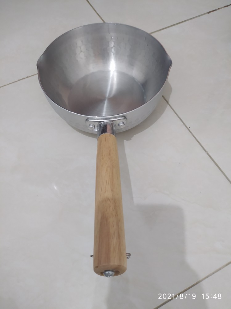 Subron Panci Susu Alumunium Tebal Aloy Motif  Pegangan Kayu Gantungan