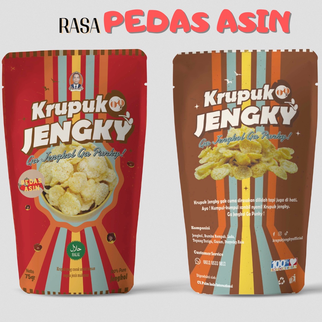 

Krupuk Jengky Rasa Pedas Asin
