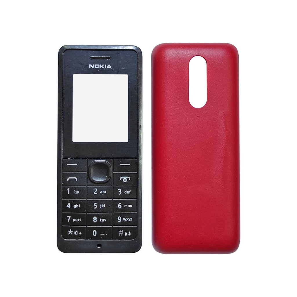 CASING NOKIA 106 2013 / 107 2103 KESING + BACK COVER / WARNA RANDOM