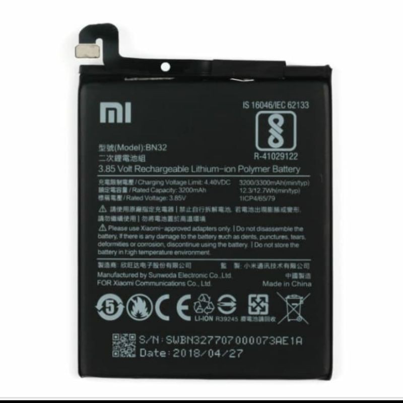 BATRE BATRE XIAOMI REDMI4 BN32 BATRE BATRE XIAOMI REDMI 4 BN32 BATRE BATRE NEW ORIGINAL OEM