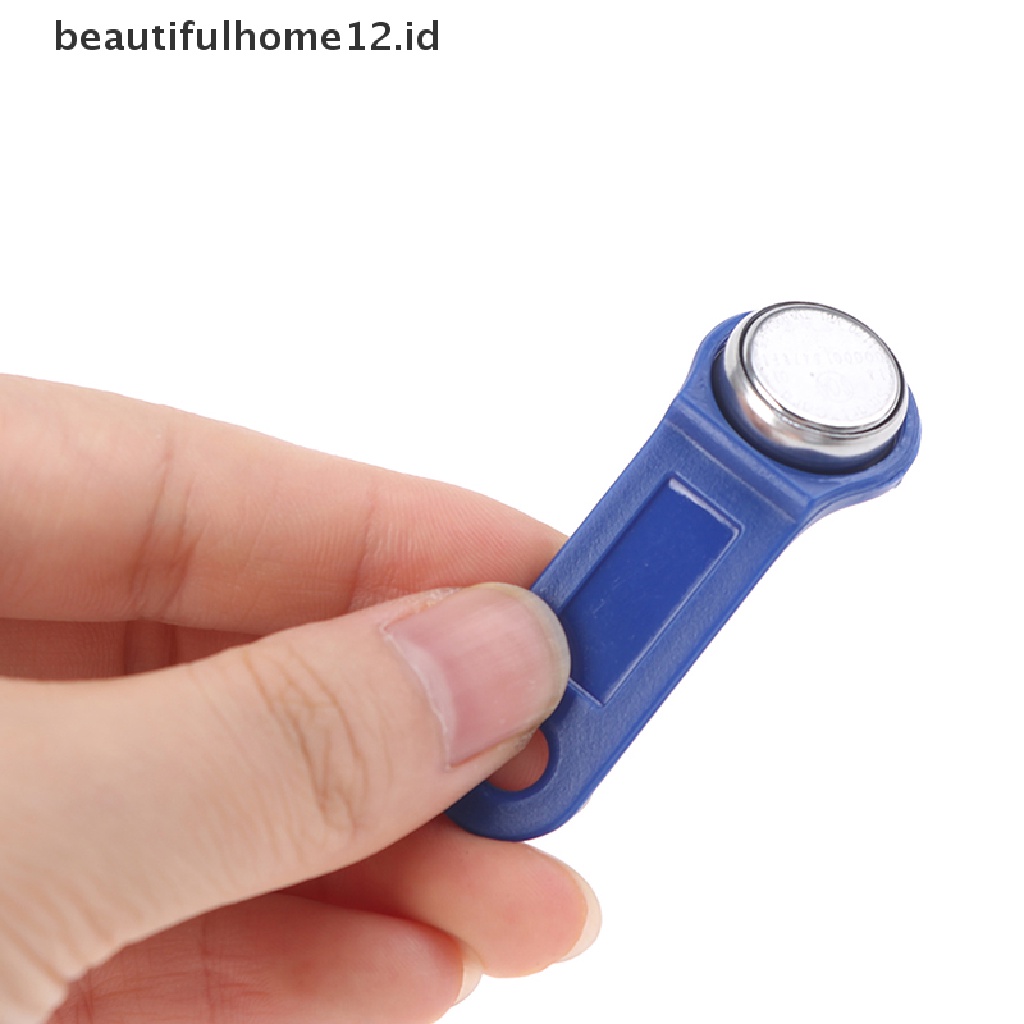 【beautifulhome12.id】 5Pcs DS1990A-F5 IButton I-Button 1990A-F5 Electronic Key IB Tag Cards Fobs Cards .