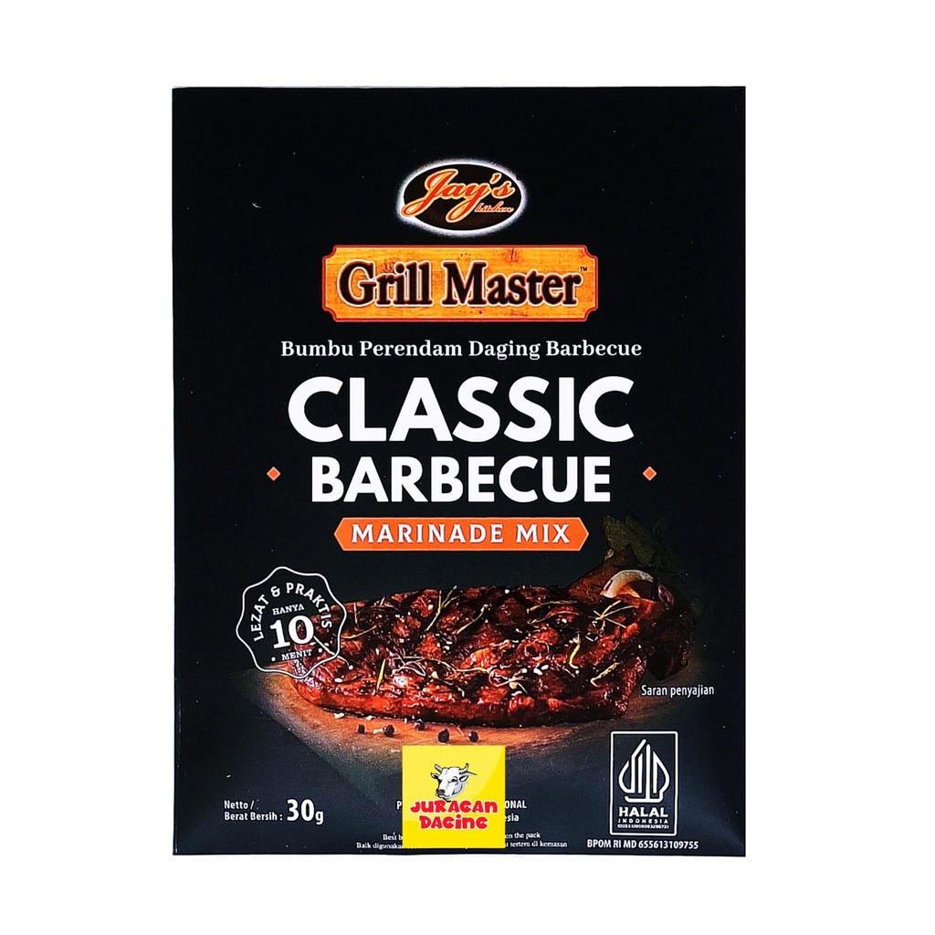 

Marinade Mix Jay's Grill Master - CLASSIC BURGER - Harga Special !
