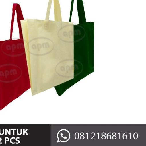 

Tas Spunbond / Goodiebag Lipat Samping Ukuran 38cm x 45cm x 8cm Polos - Merah