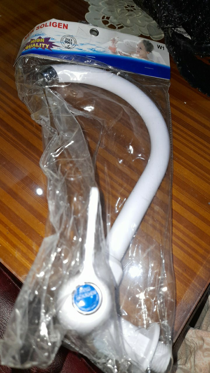 Kran Air Angsa Soligen Plastik Pvc Engkol -keran Air  Bagus Murah - Kran Bak Cuci Piring - Keran Bak