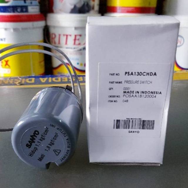 Otomatis Pompa Air Sanyo Ph 130 137 150 175 Pressure Switch Ori Asli Shopee Indonesia