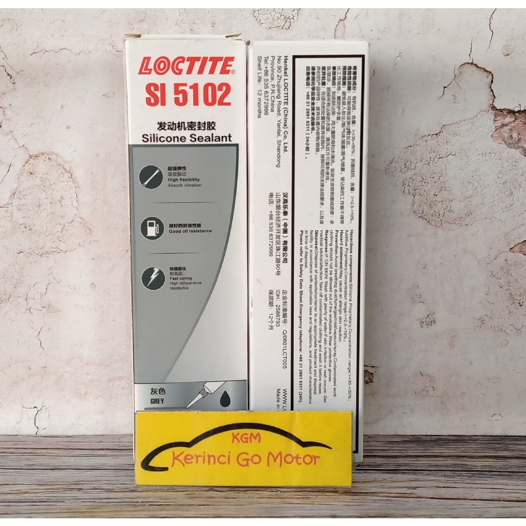 LOCTITE 5102 GREY SILICONE SEALANT GASKET MAKER SI 5102 LEM SEALER