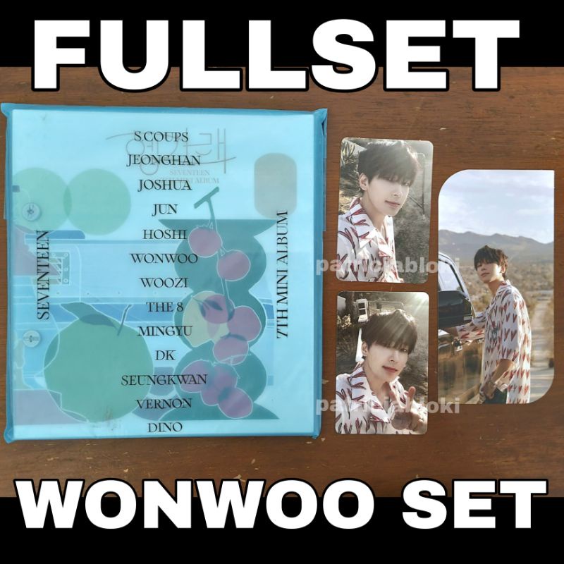 Fullset 7th Mini Album Seventeen Henggarae Set Ver Unsealed Photocard Wonwoo Pc Heng garae svt net h
