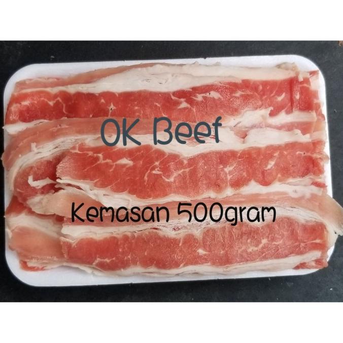 

Ktj102 - Daging Sapi Slice Beef Us Yoshinoya Beef Sliced Beef Pack 500 Titioktari2