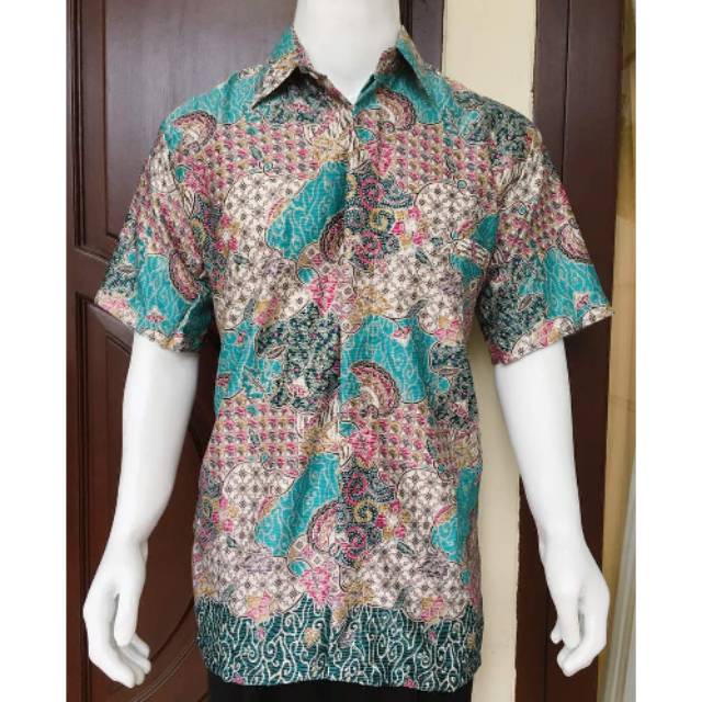 Kemeja Batik Pendek Mojang Tosca
