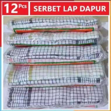 Serbet dapur / Kain Lap Piring Kotak Kotak