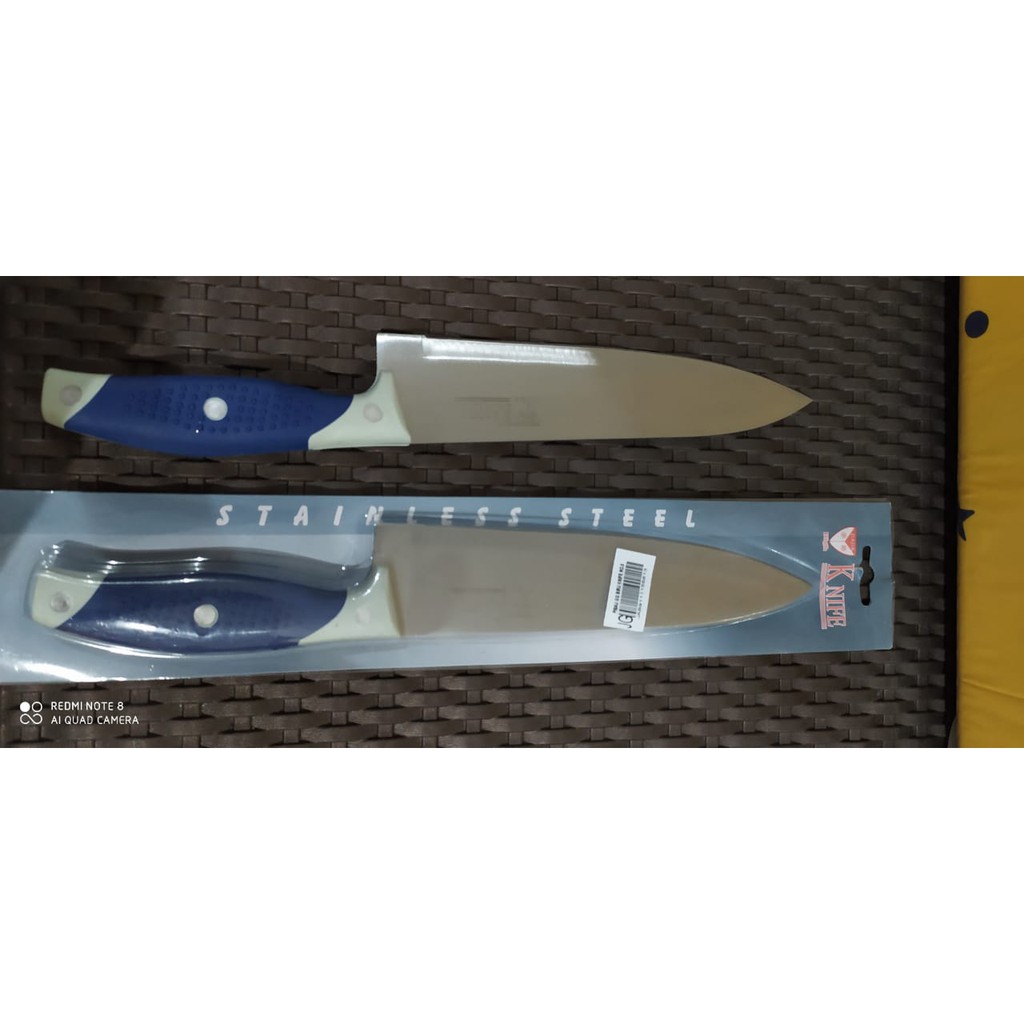 

Pisau GG biru knife no.8