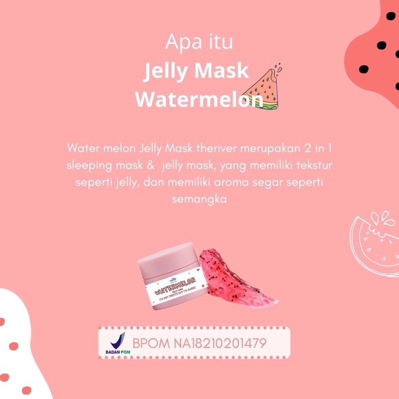 [READY] MASKER CLAY SLEEPING MOISTURIZER BY THERIVER SHOP CHARCOAL CLAY MASK GENTLE EXFOLIATE WATERMELON JELLY MASK SLEEPING CALMING CICA MOISTUZER MASKER THERIVER SERUM ACNE THERIVER