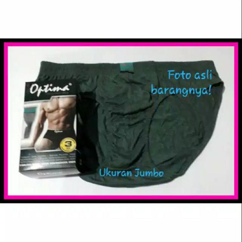 CD Pria  katun pria Optima  9868 Jumbo XXL-XXXXL Harga perbiji bukan perkotak Promo....