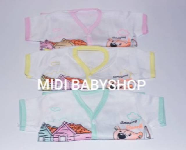 12 pcs Baju Bayi lengan pendek Perempuan Laki-laki Boboko Baby