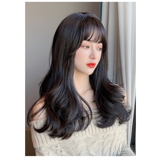 0304 full wig korean medium layer wave 52 cm