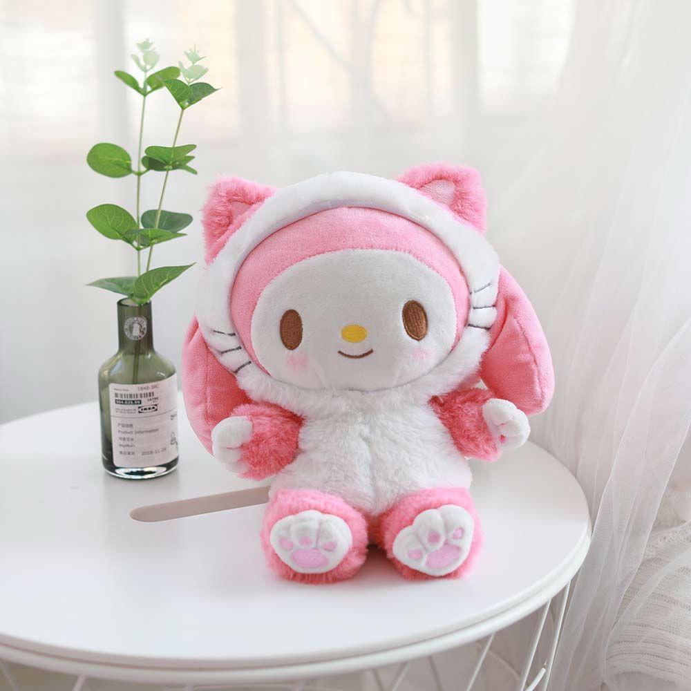 Lanfy My Melody Mainan Mewah Lucu Anak Hadiah Ornamen Kitty Lembut Dekorasi Kuromi Boneka Mainan