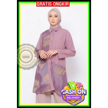 Baju Atasan Thunic Dewasa Fashion Kekinian Tunik Wanita Terbaru Atasan Muslim Perempuan Premium Impo