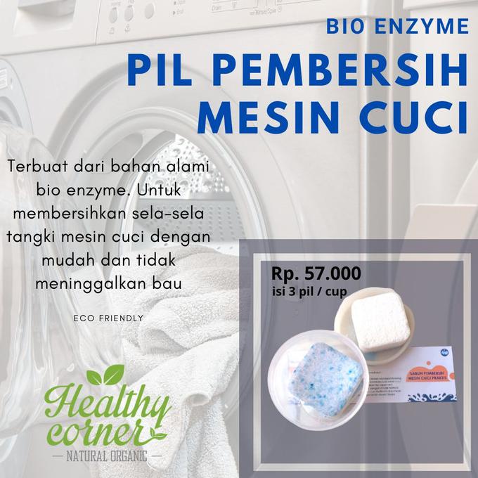 Jual Best Produk Pil Bio Enzim Pembersih Mesin Cuci Washing Machine